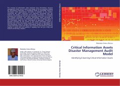 Critical Information Assets Disaster Management Audit Model