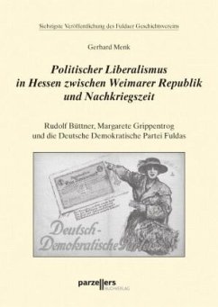 Politischer Liberalismus zwischen Weimarer Republik und Nachkriegszeit - Menk, Gerhard