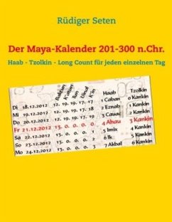 Der Maya-Kalender 201-300 n.Chr. - Seten, Rüdiger