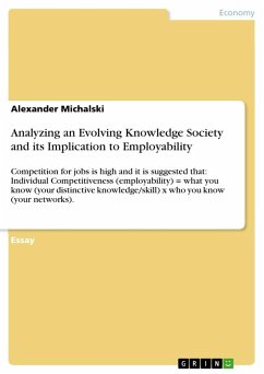Analyzing an Evolving Knowledge Society and its Implication to Employability
