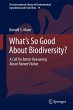 What's So Good About Biodiversity? - Bild 1