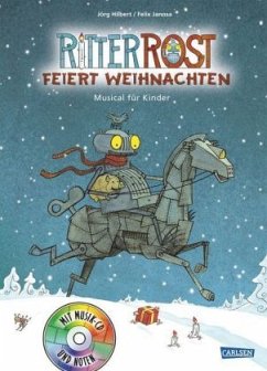 Ritter Rost feiert Weihnachten / Ritter Rost Bd.7 mit Audio-CD - Hilbert, Jörg;Janosa, Felix