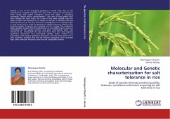 Molecular and Genetic characterization for salt tolerance in rice - Shanthi, Palaniappan;Jebaraj, Samuel
