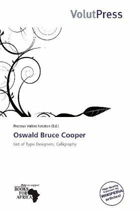 Oswald Bruce Cooper Oswald Bruce Cooper