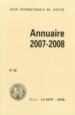 Cour Internationale de Justice: Annuaire 2007-2008