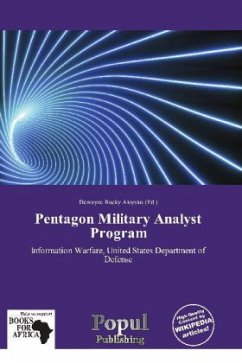 Cover Pentagon Military Analyst Program
