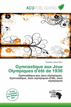 Cover Gymnastique aux Jeux Olympiques d'été de 1936