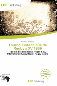 Cover Tournoi Britannique de Rugby à XV 1939