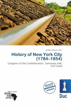 Cover History of New York City (1784 - 1854 )