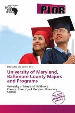 University of Maryland, Baltimore County Majors and Programs