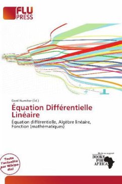 Cover Équation Différentielle Linéaire
