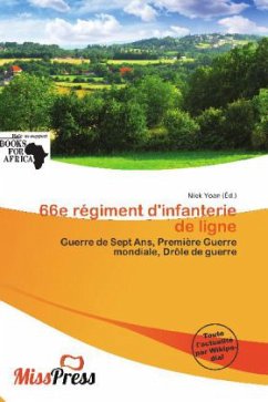 Cover 66e régiment d'infanterie de ligne