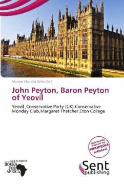 Cover John Peyton, Baron Peyton of Yeovil