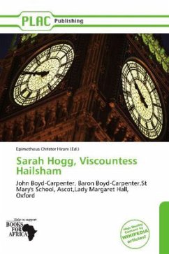 Cover Sarah Hogg, Viscountess Hailsham