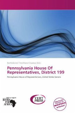 Cover Pennsylvania House Of Representatives, District 199