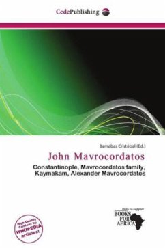 Cover John Mavrocordatos
