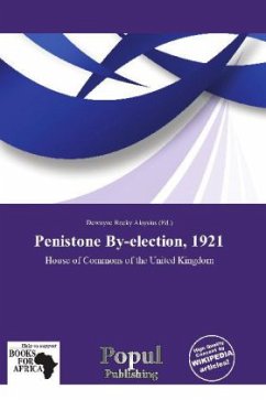 Penistone By-election, 1921