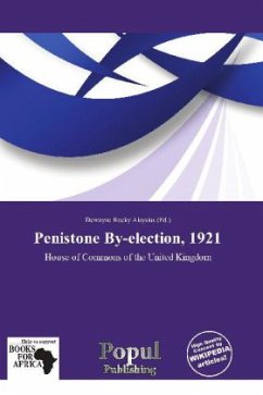 Cover Penistone By-election, 1921