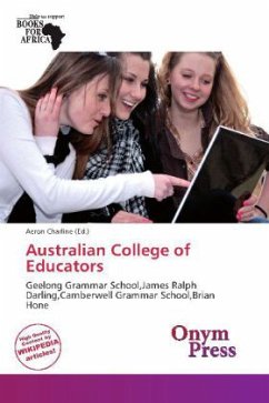 Cover Australian College of Educators