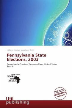 Pennsylvania State Elections, 2003