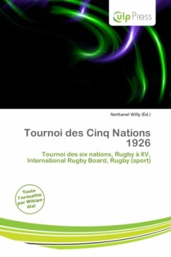Cover Tournoi des Cinq Nations 1926