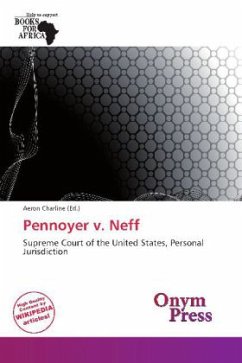 Cover Pennoyer v. Neff