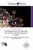 Championnat du Monde de Volley-ball Féminin 1970