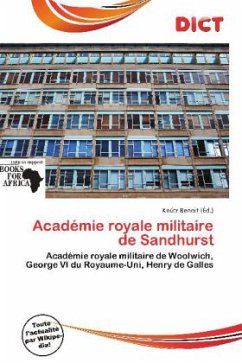 Cover Académie royale militaire de Sandhurst