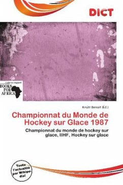Cover Championnat du Monde de Hockey sur Glace 1987