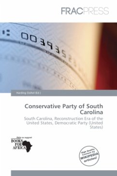 Cover Conservative Party of South Carolina