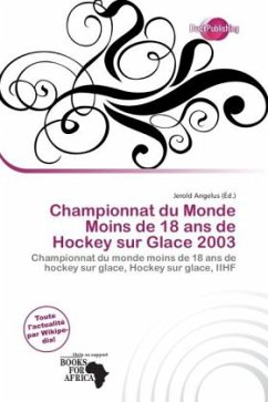 Cover Championnat du Monde Moins de 18 ans de Hockey sur Glace 2003