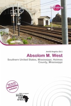 Absolom M. West Cover Absolom M. West