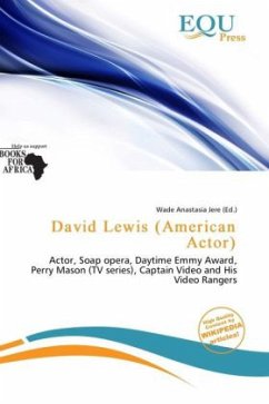 David Lewis (American Actor)