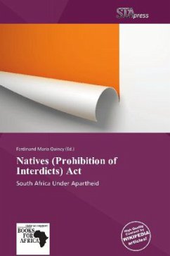 Cover Natives (Prohibition of Interdicts) Act