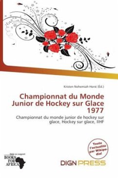 Cover Championnat du Monde Junior de Hockey sur Glace 1977