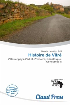 Cover Histoire de Vitré