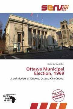 Cover Ottawa Municipal Election, 1969