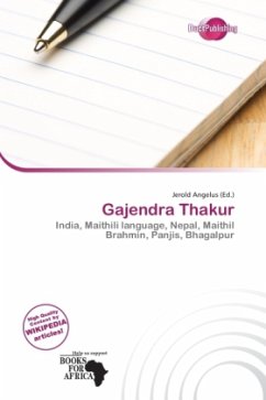 Cover Gajendra Thakur