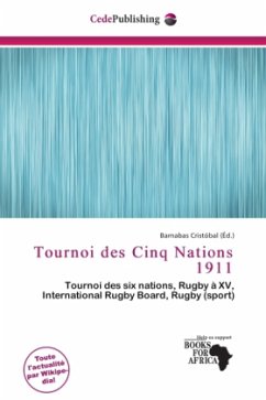 Cover Tournoi des Cinq Nations 1911