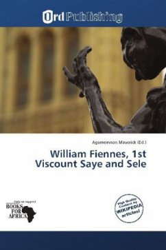 Cover William Fiennes, 1st Viscount Saye and Sele