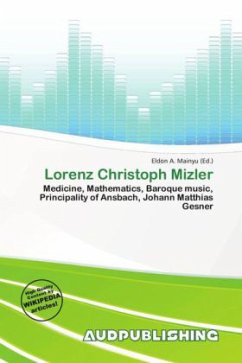 Cover Lorenz Christoph Mizler