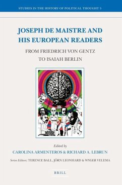 Joseph de Maistre and His European Readers