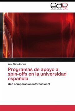 Programas de apoyo a spin-offs en la universidad española