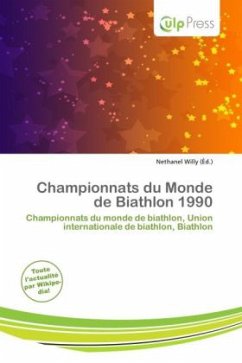 Cover Championnats du Monde de Biathlon 1990