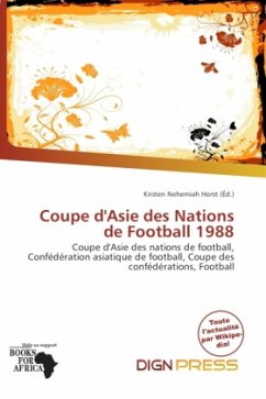 Cover Coupe d'Asie des Nations de Football 1988