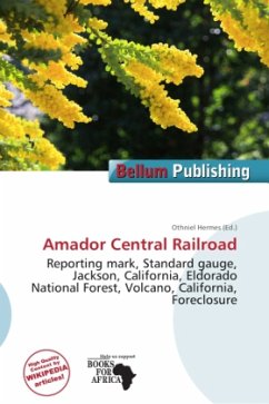 Cover Amador Central Railroad