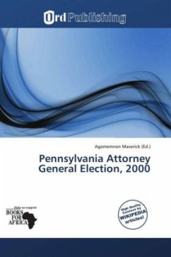 Pennsylvania Attorney General Election, 2000