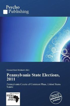 Pennsylvania State Elections, 2011