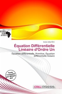 Cover Équation Différentielle Linéaire d'Ordre Un