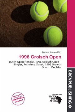 Cover 1996 Grolsch Open